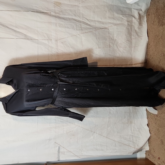 Banana Republic Silk Muse Button Front Maxi Shirt Dress - Picture 4 of 12